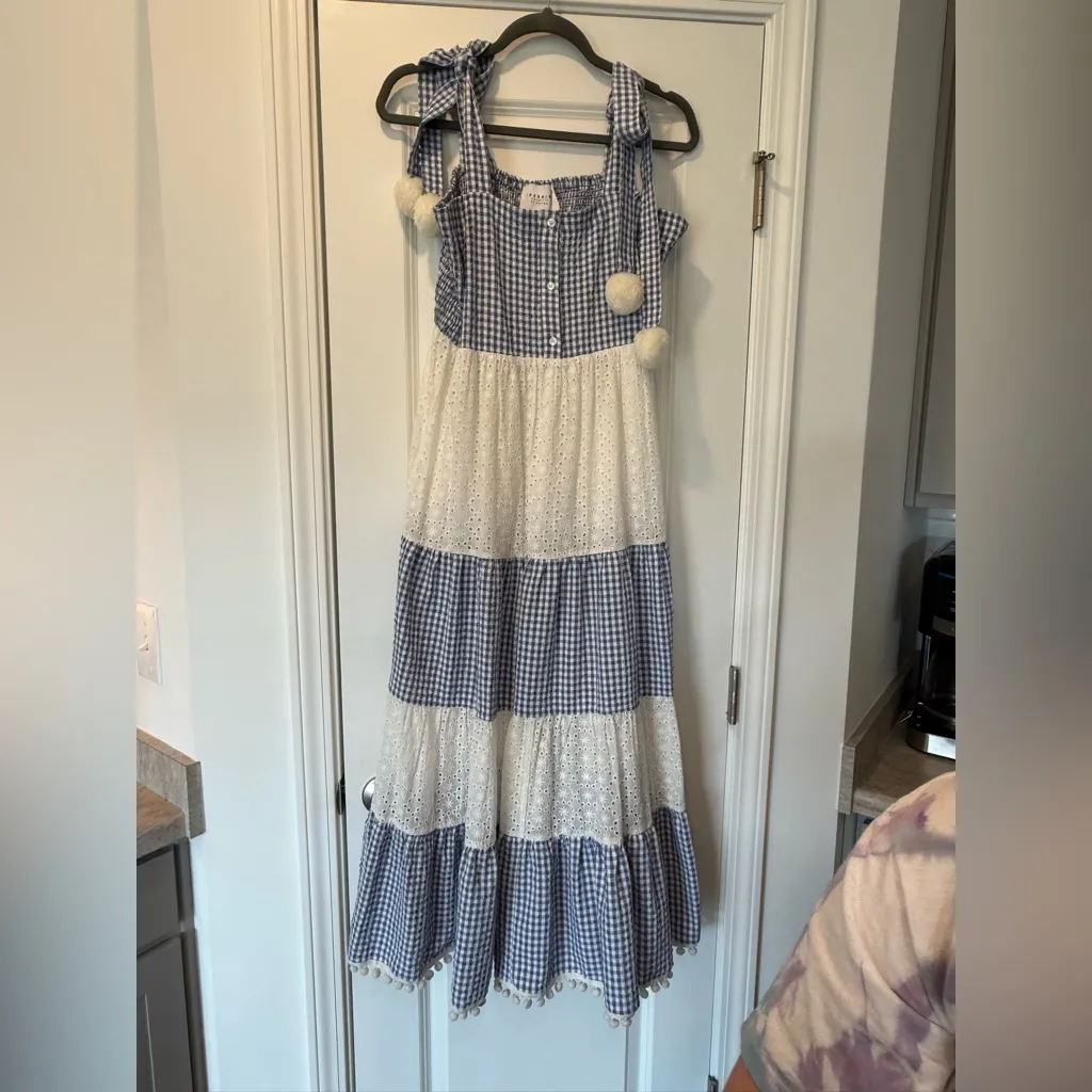 The Shirt Madeline Dress Blue Size M - Image 4