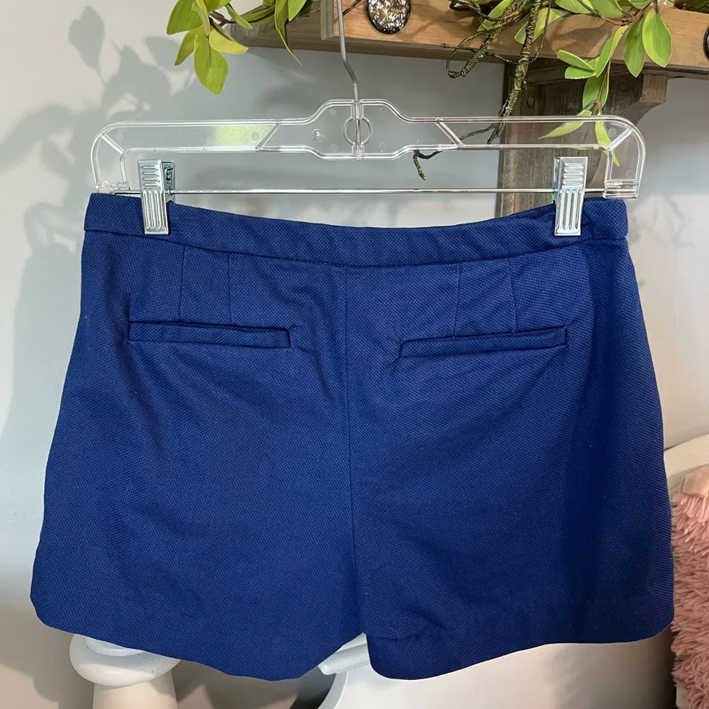 J Crew Cotton Royal Blue Shorts Womens 2 Chino - Image 5