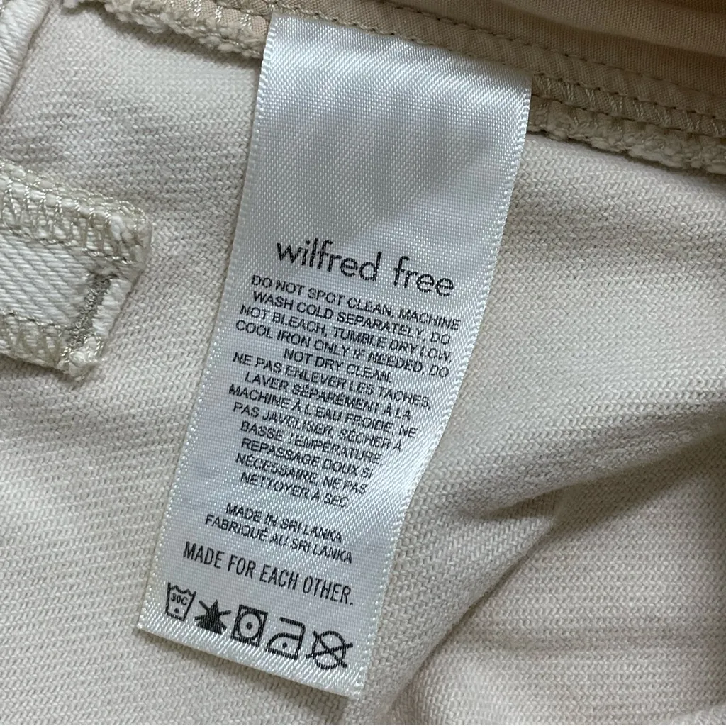 ARITZIA Wilfred Free Modern Cargo Pants High Rise Birch‎ Tan Women’s Size 6 - Image 10