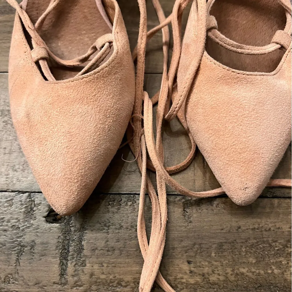 JEFFREY‎ CAMPBELL x FREE PEOPLE Ankle Wrap Tie Pump - Image 6