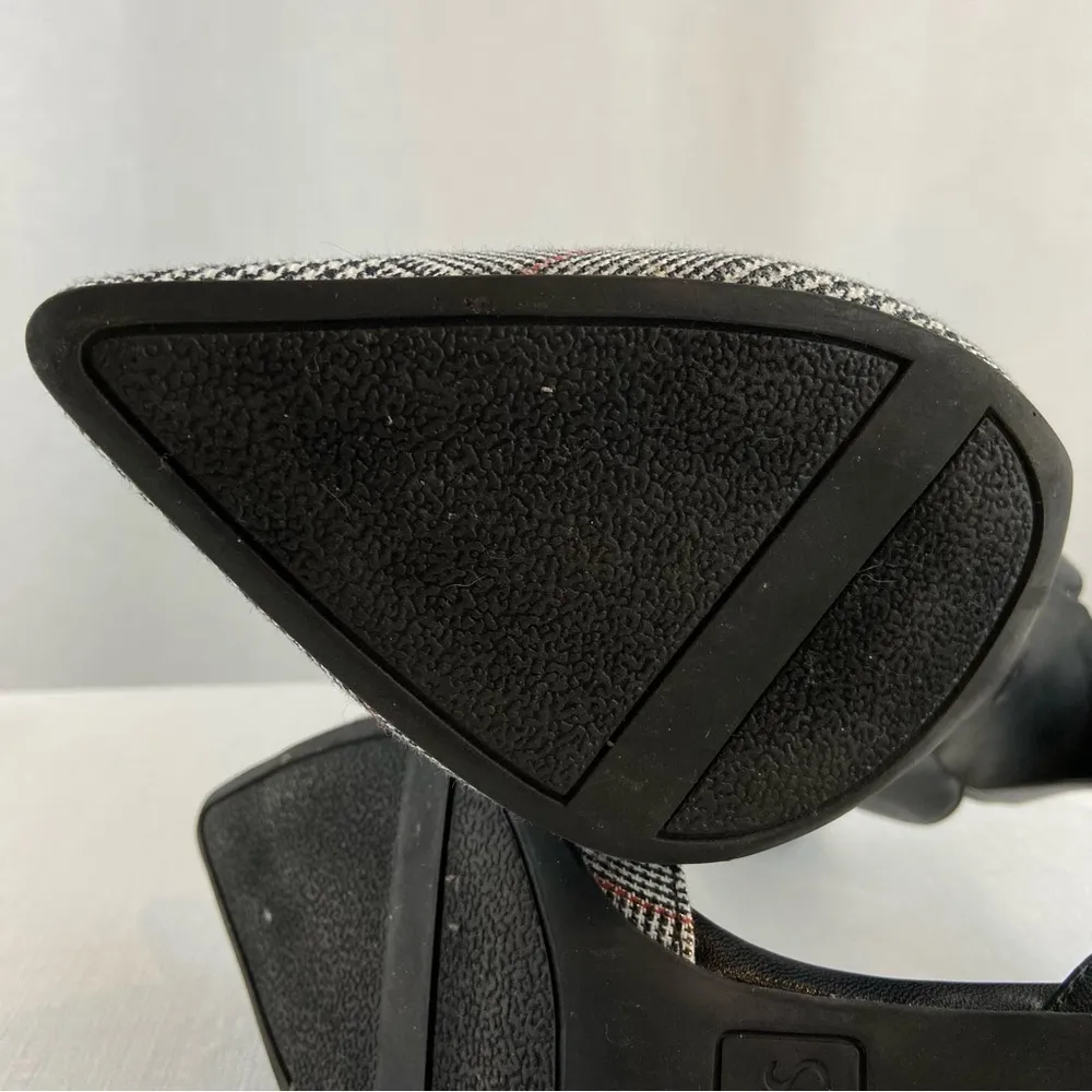 New Circus by Sam Edelman Plaid Tabitha Ankle Strap Stiletto Heels Size 7.5 - Image 5