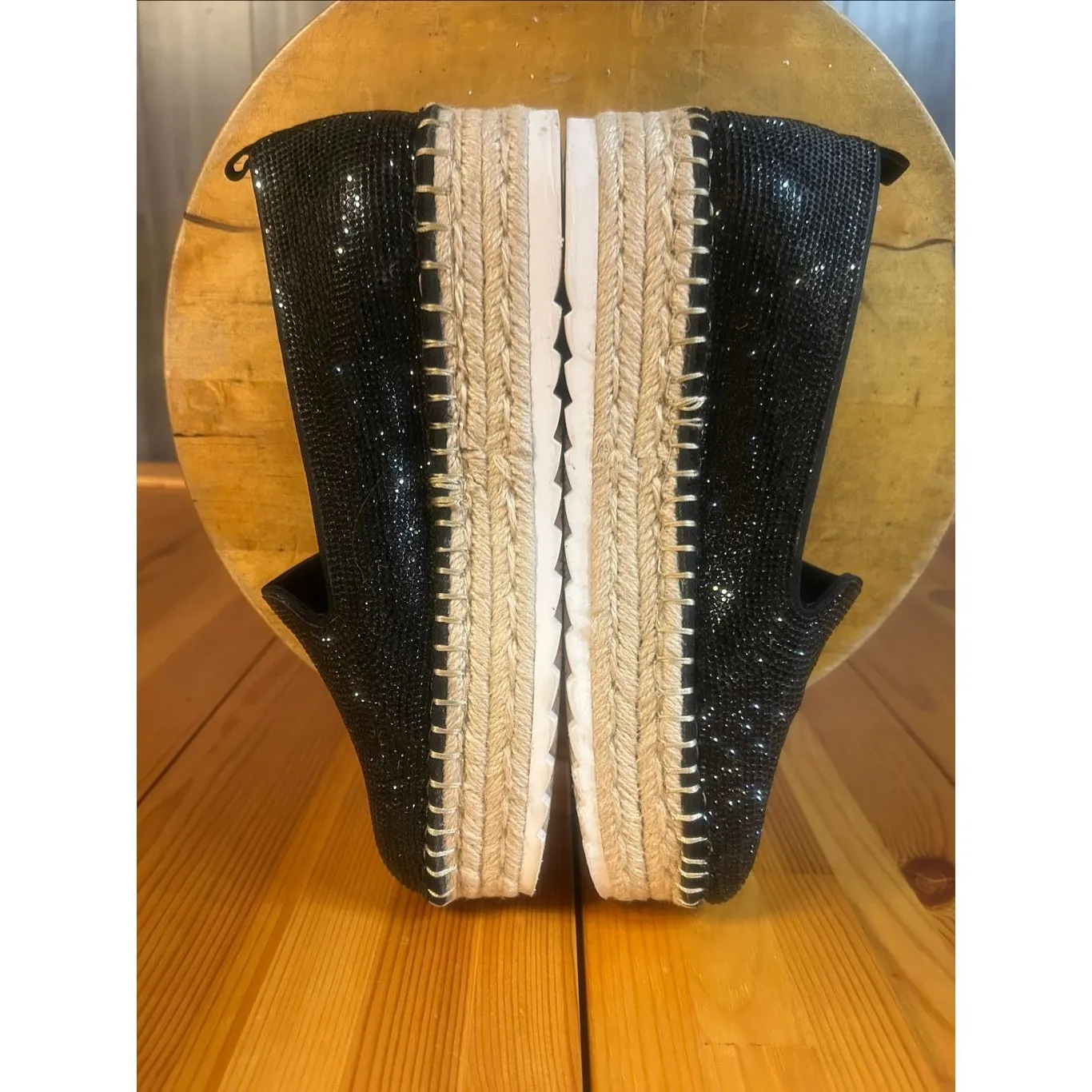 Gianni Bini  Rhinestone platform Espadrilles size 8.5M - Image 7