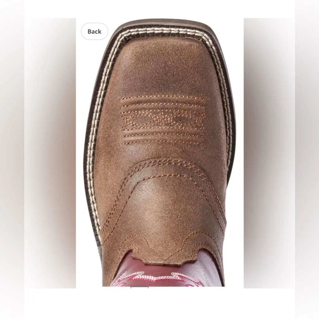 New in box Ariat Women's Delilah Western Boot
Brown and Pink Western Boots - Image 3