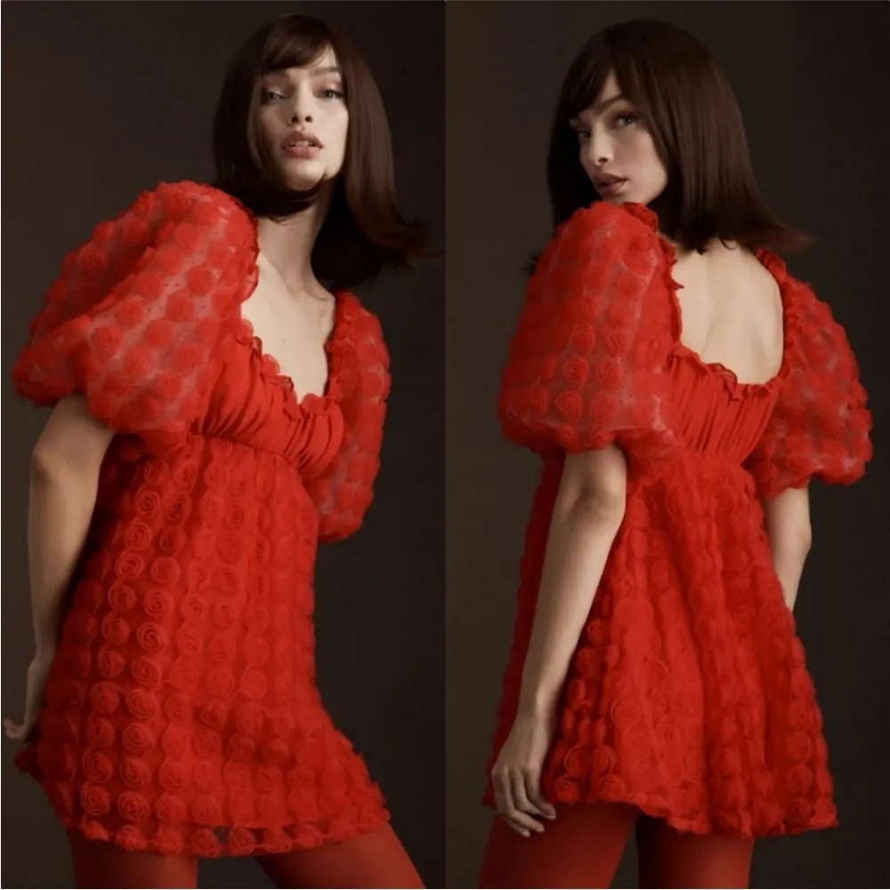 For Love and Lemons Hannah Mini Dress Medium - Image 6