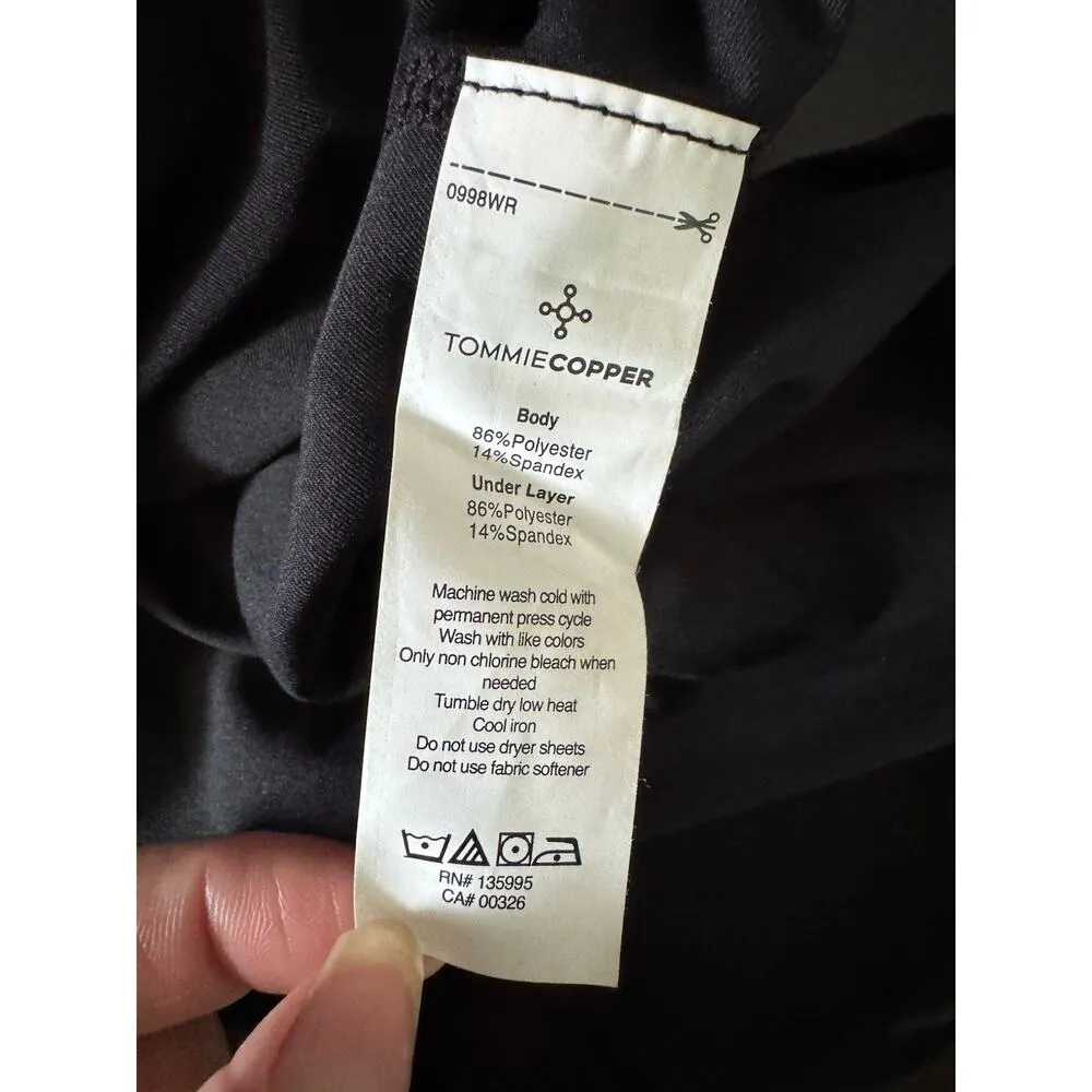NWT Tommie Copper Fit & Flare Shoulder Support Shirt Women’s Size Large Black - Image 9