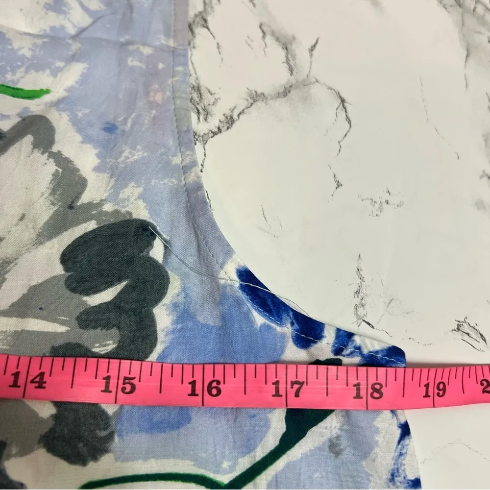 Jams world marina floral print mini dress ruffle hem Sz M - Image 5