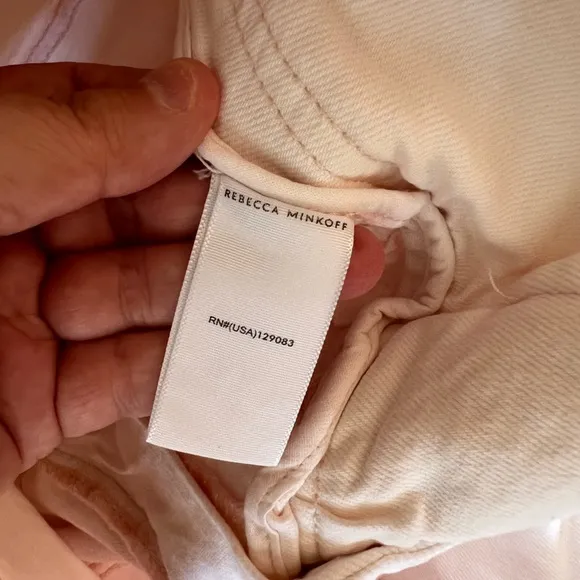 Rebecca Minkoff Denim Pink‎ Skirt - Size Medium - Image 4