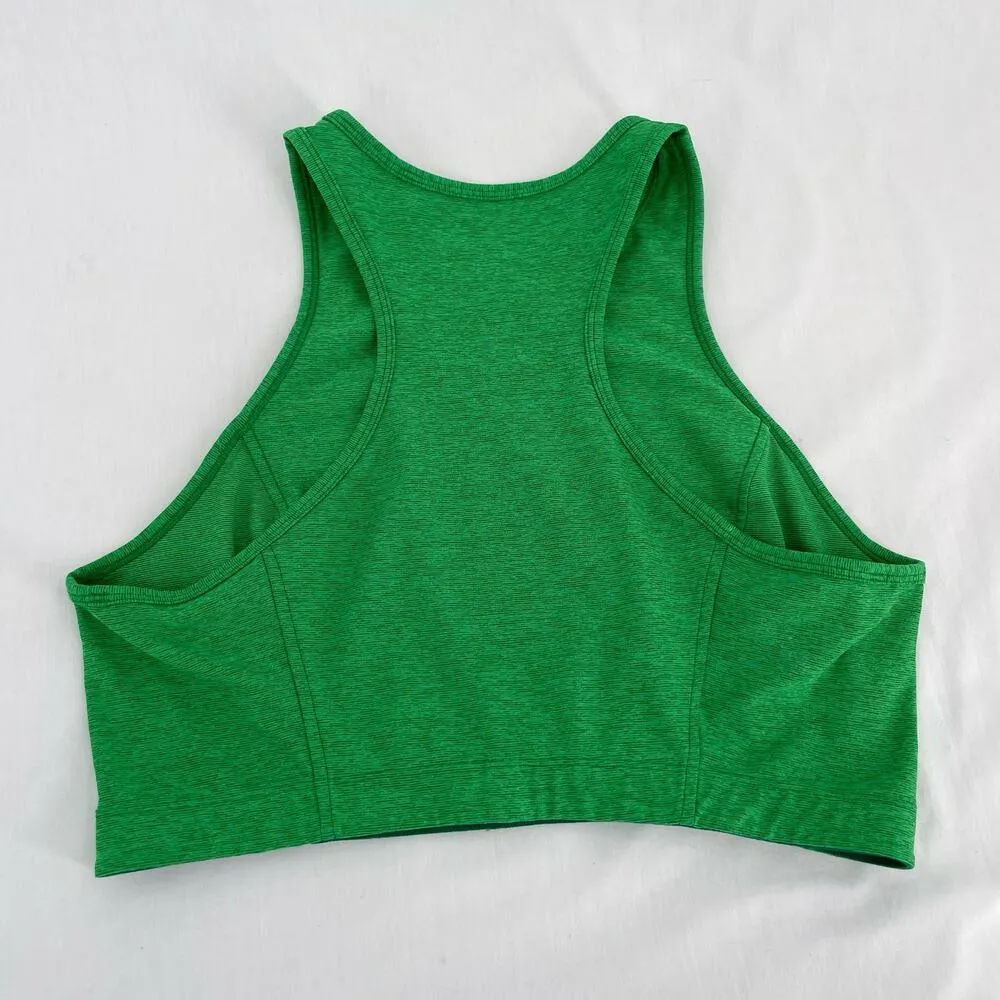 Outdoor Voices Pine Set 7/8 Warmup Leggings & Athena Bra Top Bright Green Set XL - Image 6