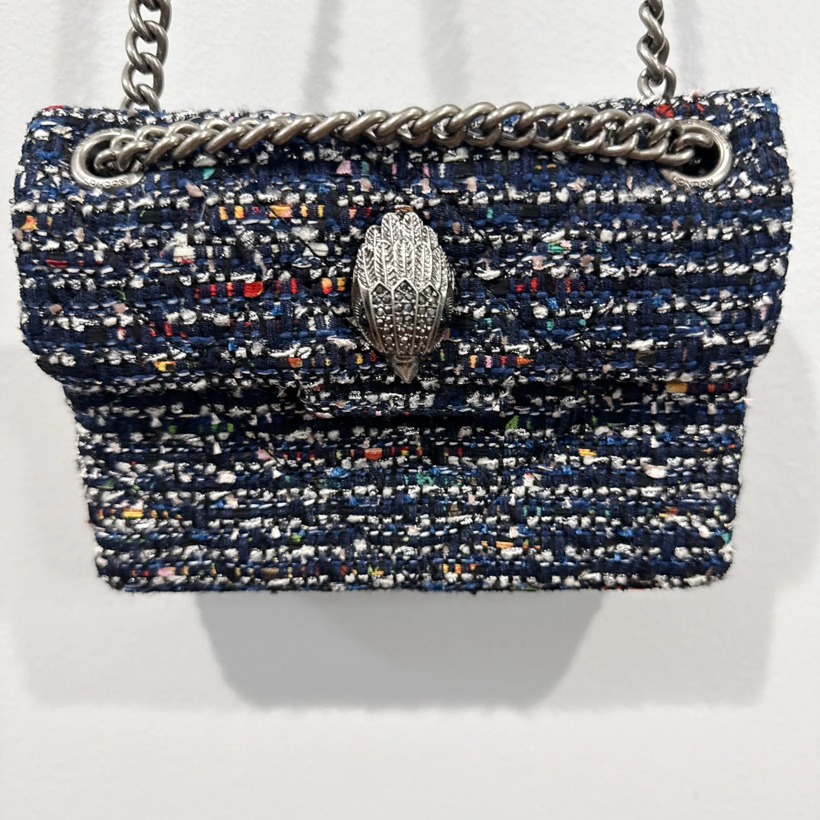 Kurt Geiger London Mini Kensington Tweed Crossbody Bag NWOT - Image 8