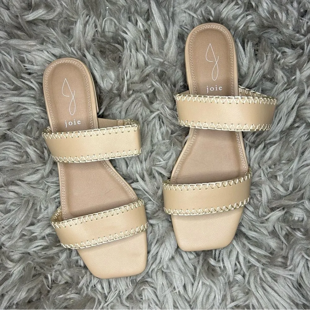 Joie Chiara neutral nude double strap square toe sandal women’s shoe size 8.5 - Image 2