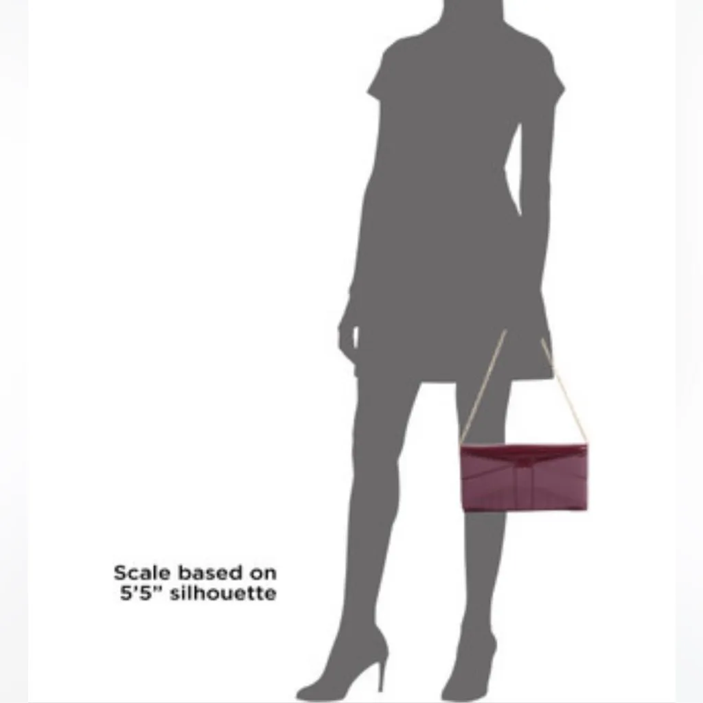 Z Spoke Zac Posen Metallic Shirley Bow Clutch Purse, Bronze Rose Gold, NWT Gold - Image 13