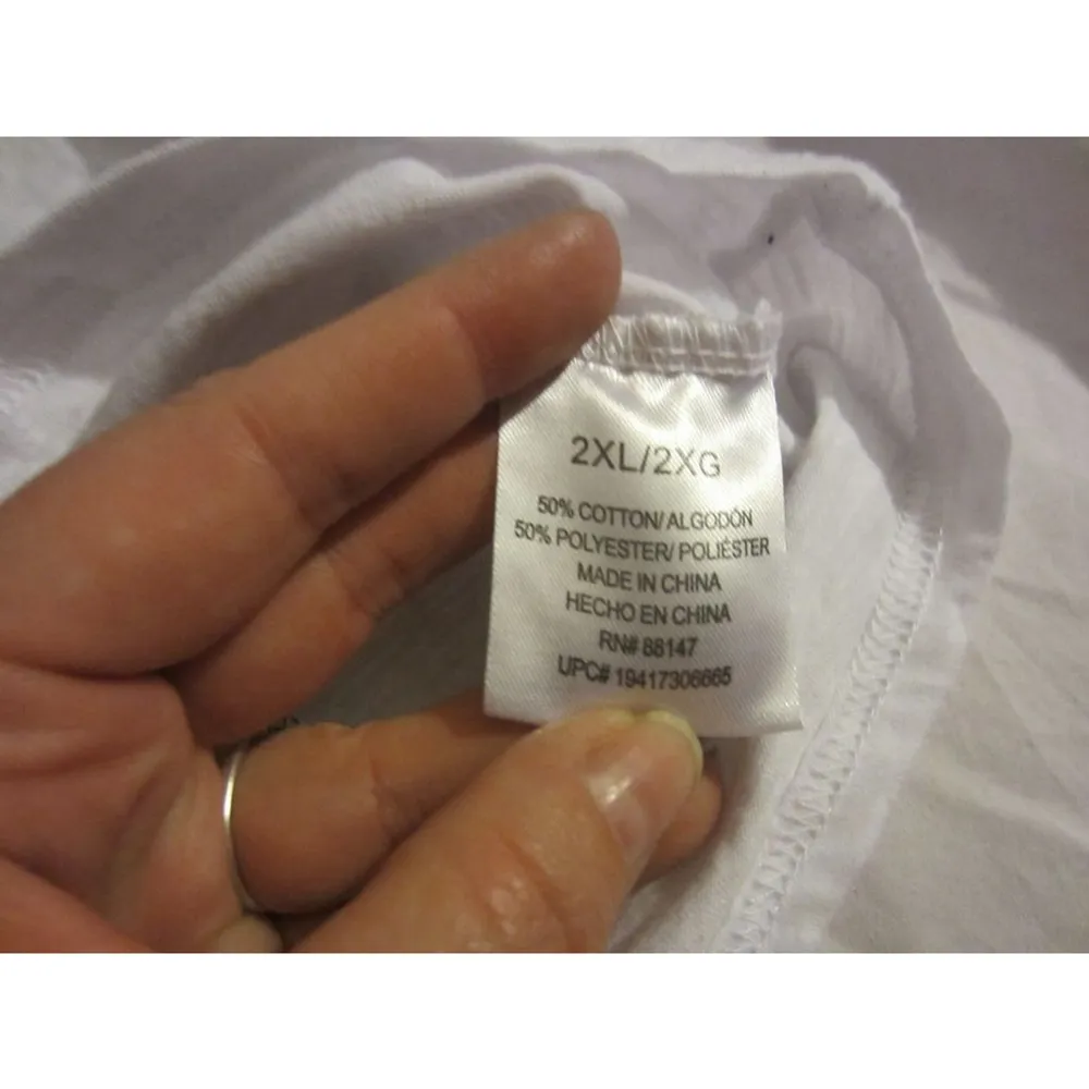 Disney Stitch Locally Famous Graphic Tee White Pink Trim 2XL - Image 6