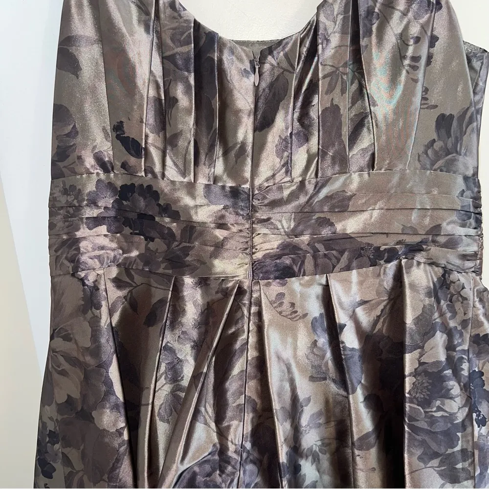 Peruvian Connection Borealis Satin Pleated Mini Dress - Image 9