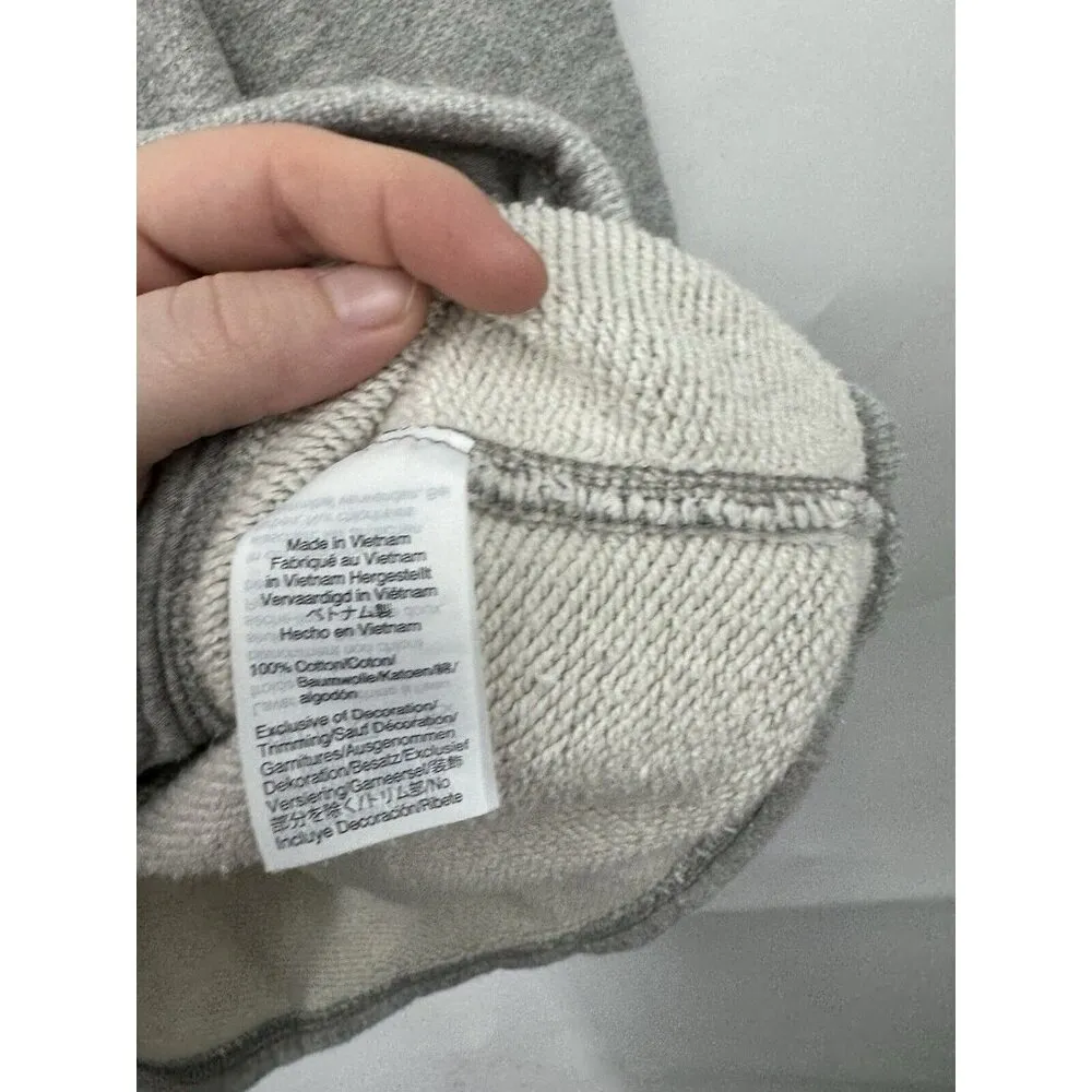 J. Crew Mercantile Funnel Neck Sweatshirt Women XS Silver Pullover Minimalist - Image 4