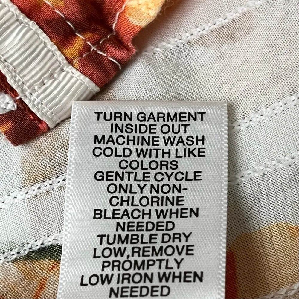 Allison Daley Floral Hawaiian Blouse PL Beach Coastal Festival Boho Cruise - Image 6