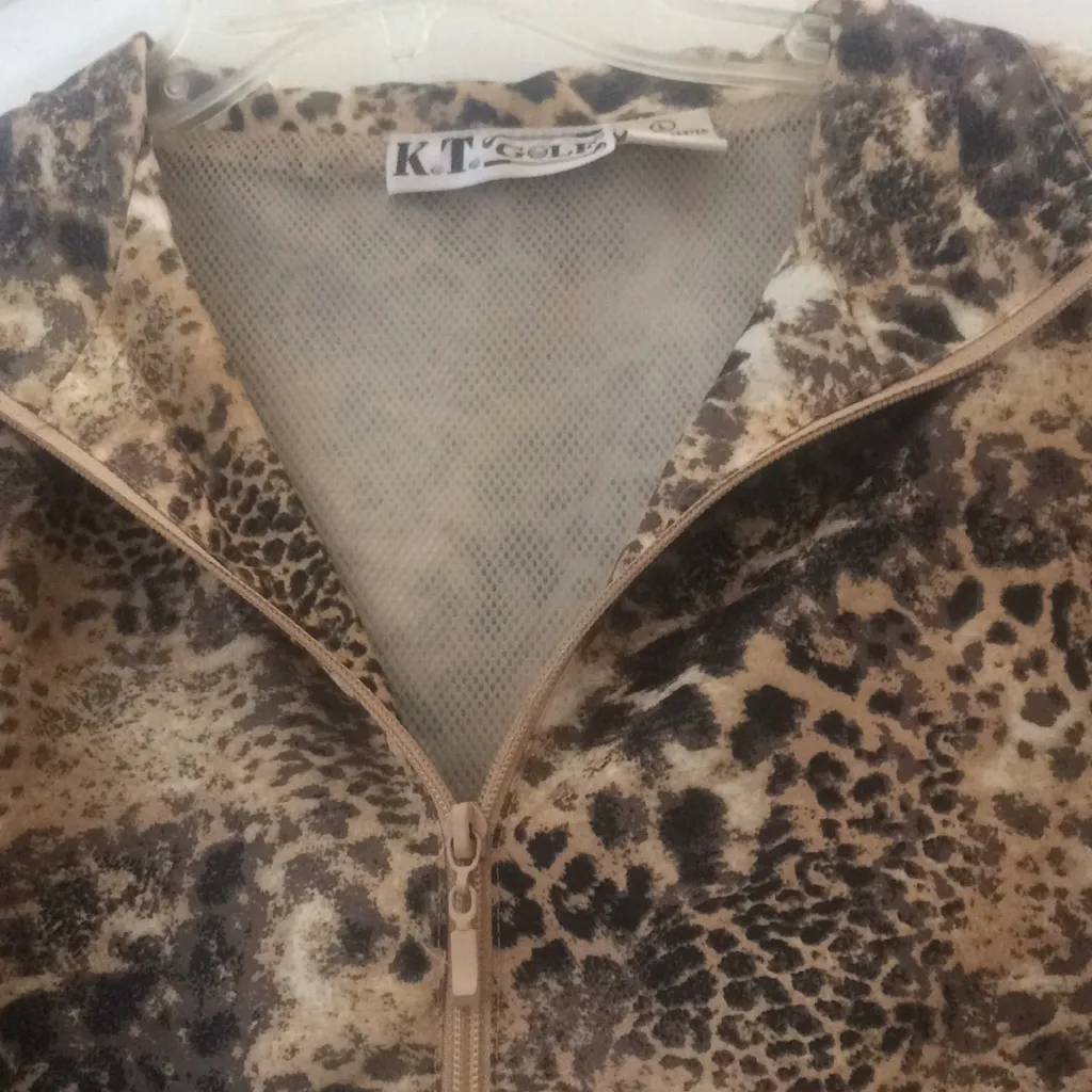 FINAL MARKDOWN Ladies zip front mesh lined golf jacket large - Image 5