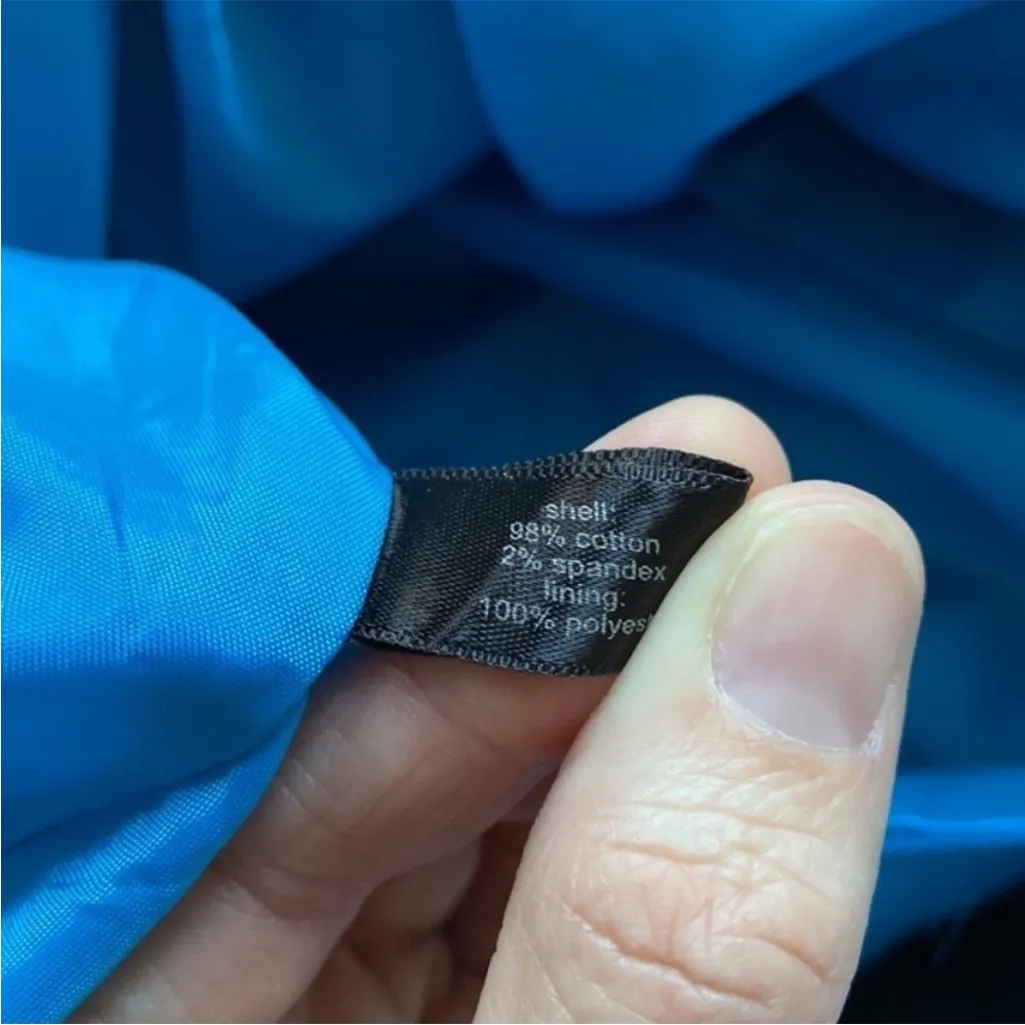 The Limited Turquoise Green Black Colorblock Stretch Strapless Mini Dress, Sz 0 - Image 5