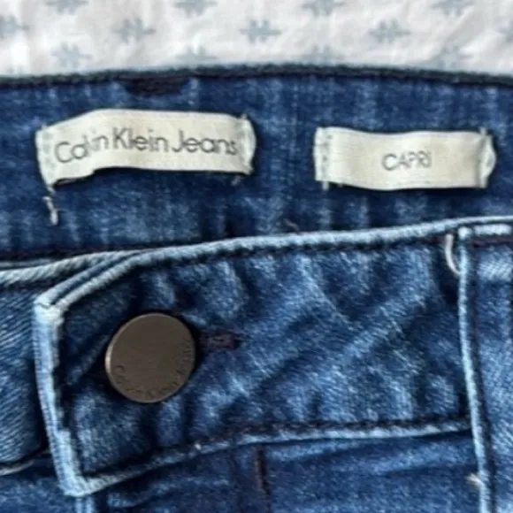 Calvin Klein Jeans Blue Ankle Capri Denim - Image 6