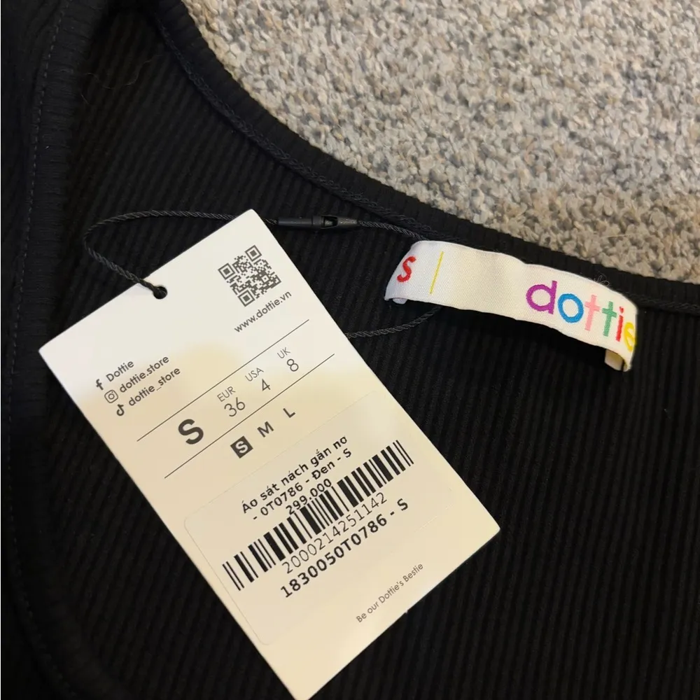 Dottie Bow Tank Black - Image 2