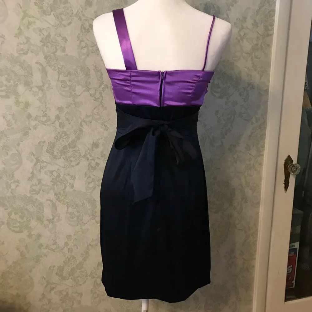 Teeze Me Formal dress party, prom, homecoming size 5 purple black - Image 3