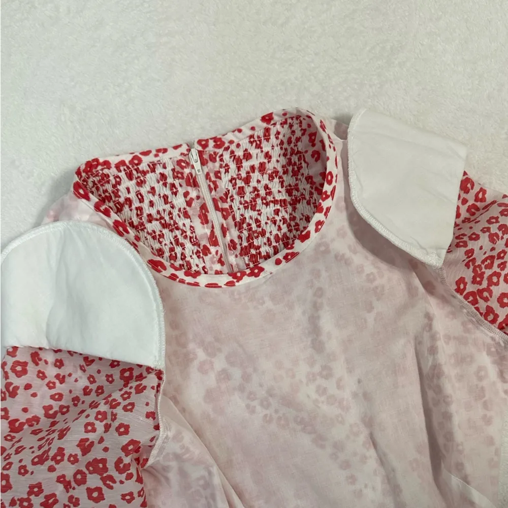 NWOT KEEPSAKE the Label Red and White Casual Floral Sundress Size S - Image 16