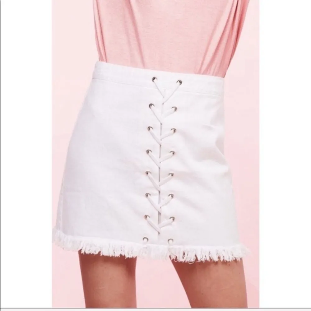 Cross my heart denim skirt Size L - Image 22