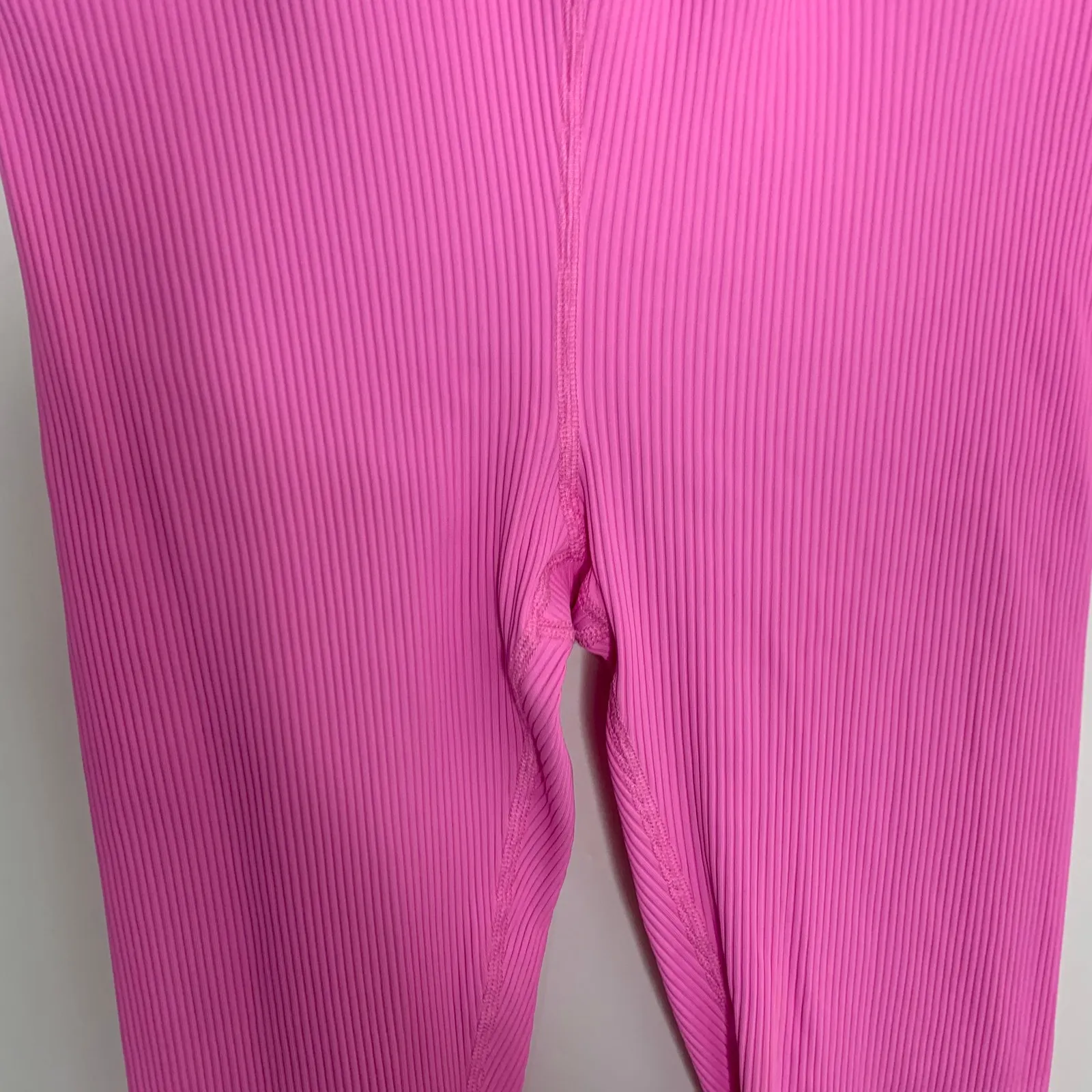 Year of Ours Bandier Rib Leggings Hot Pink Womens XL - Image 8