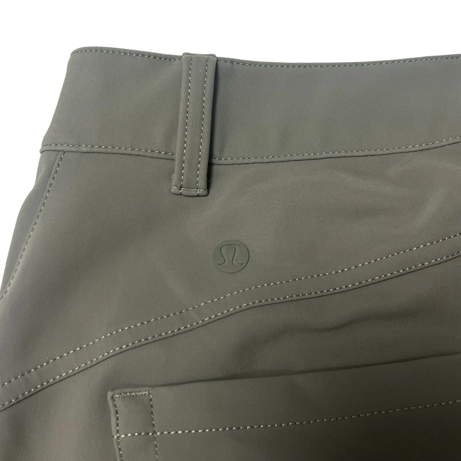 Lululemon City Sleek Slim-Fit 5 Pocket High-Rise Pant Full Length Grey Sage 28 - Image 8