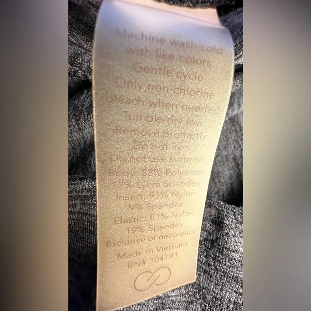 CALIA by Carrie Underwood | Essential Cozy Rib Tights. Size: L. Gray Size L - Image 11