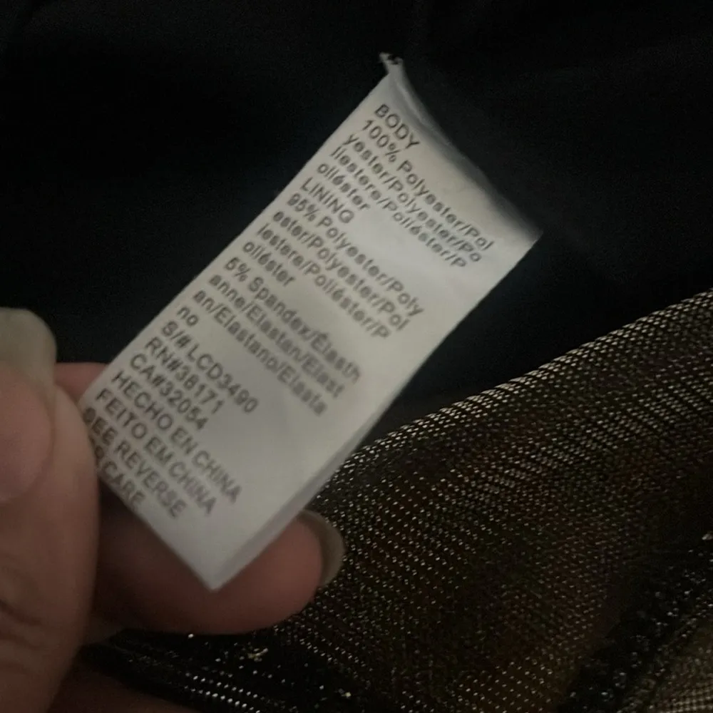 Urban Outfitters Strapless Gold Mini Party Dress  Lucca Couture New Small - Image 9