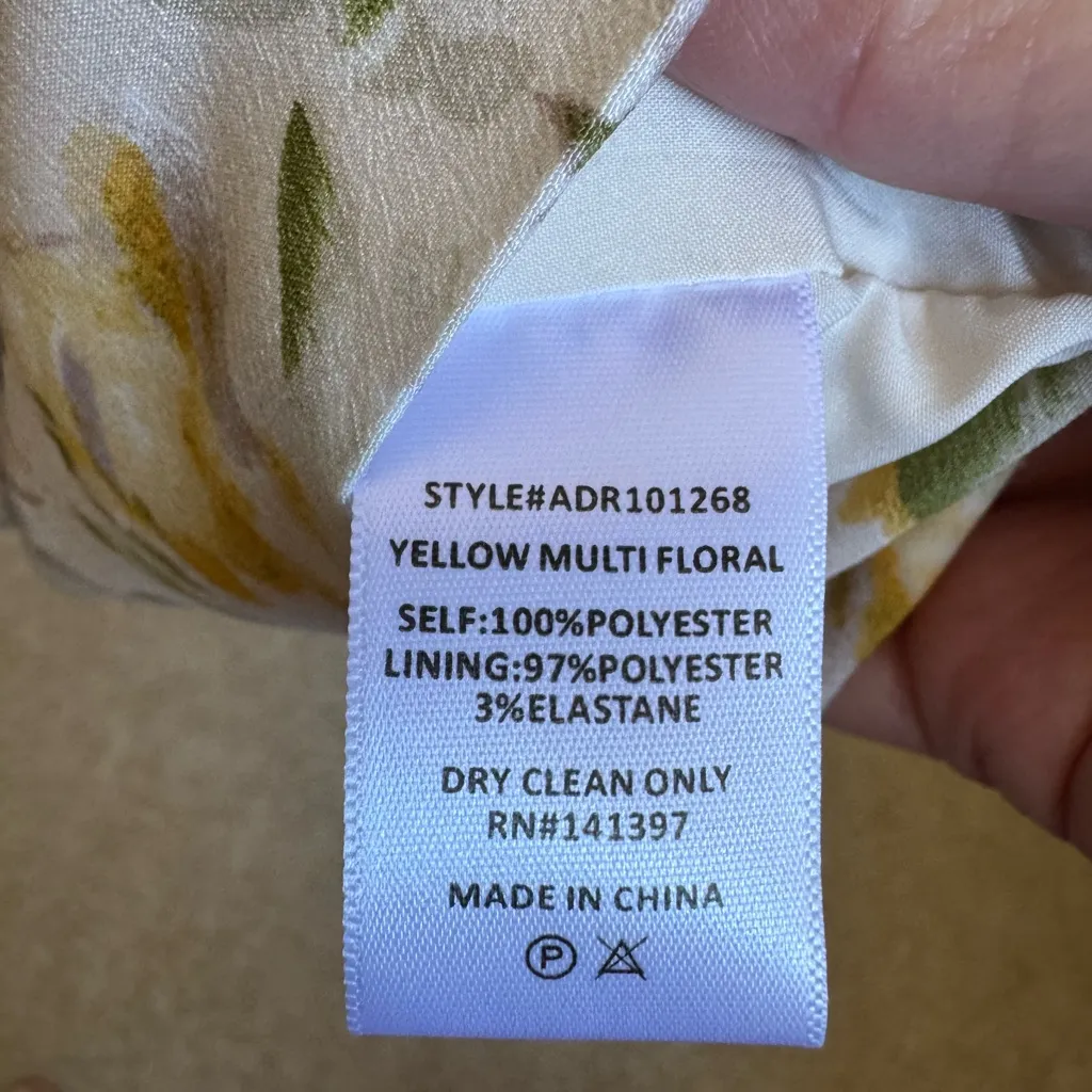 Astr Yellow Multi Floral Mini Dress - Image 7