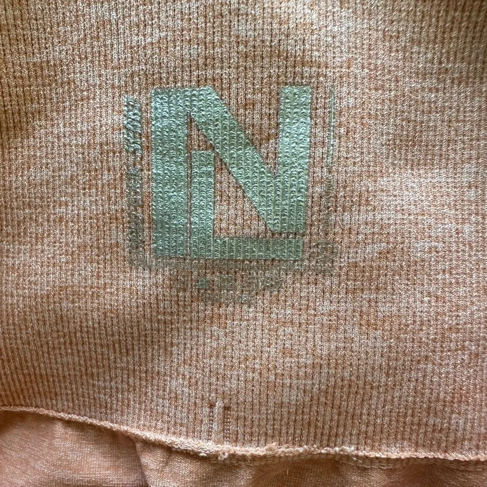 New Look Women's Peach Sports Bra Bike Shorts Activewear Workout Set Small - Image 10