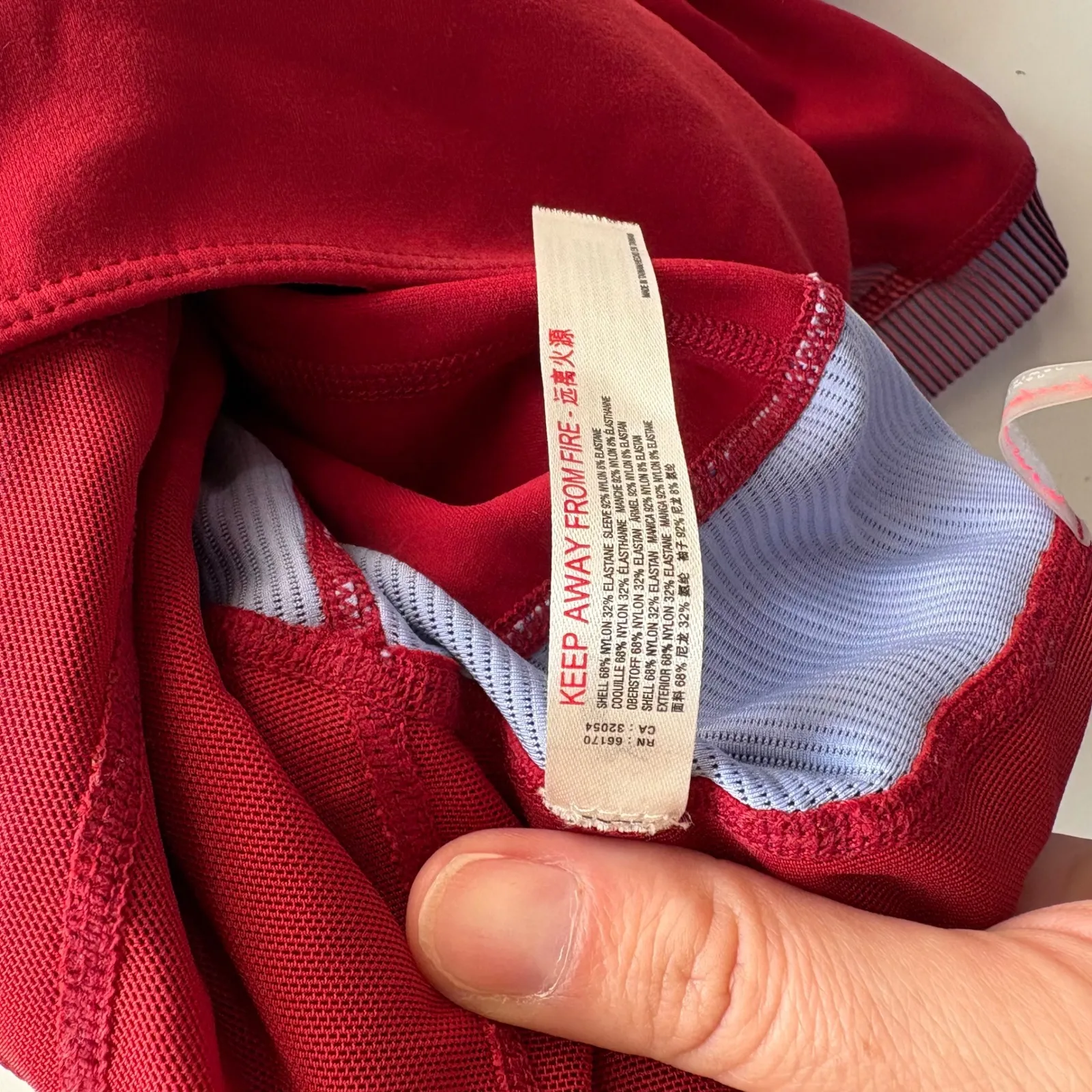 Free People Movement Red Romper Dress Striped Athletic Sleeveless‎ Small - Image 6