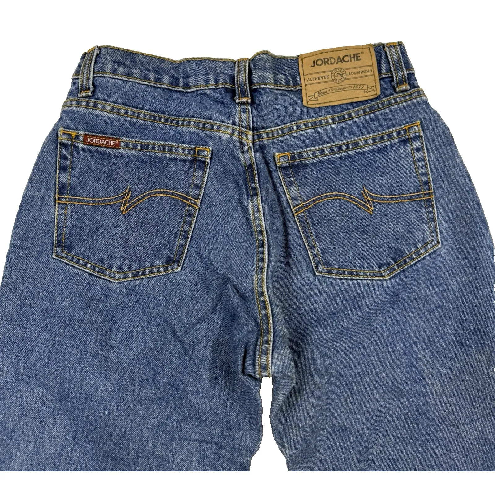 Vintage Jordache Jeans Women's Size 9/10 Tall Denim Mid Rise Mom Straight Leg - Image 6