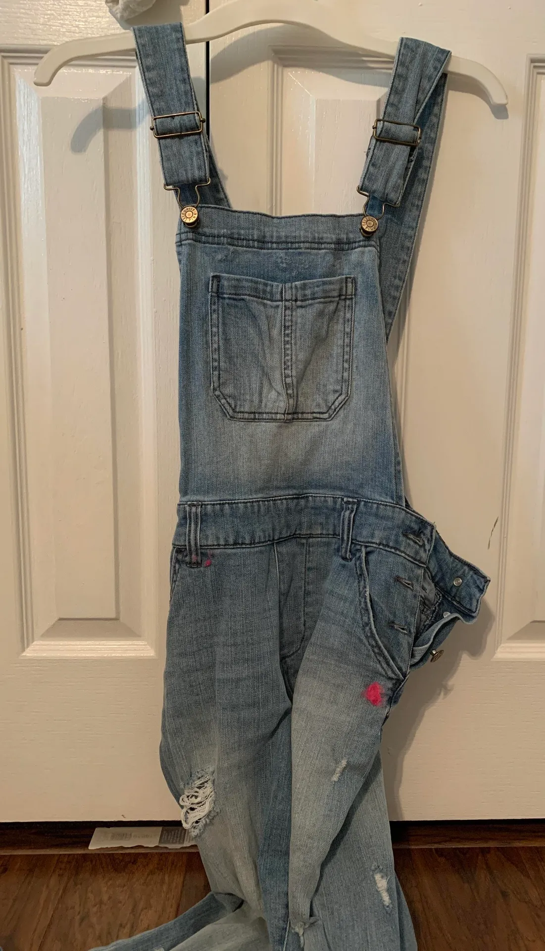 Celebrity Pink Overalls Denim - Image 2