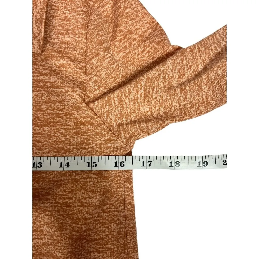 LuLaRoe Women's Valentine Long Sleeve Orange Top - Image 4