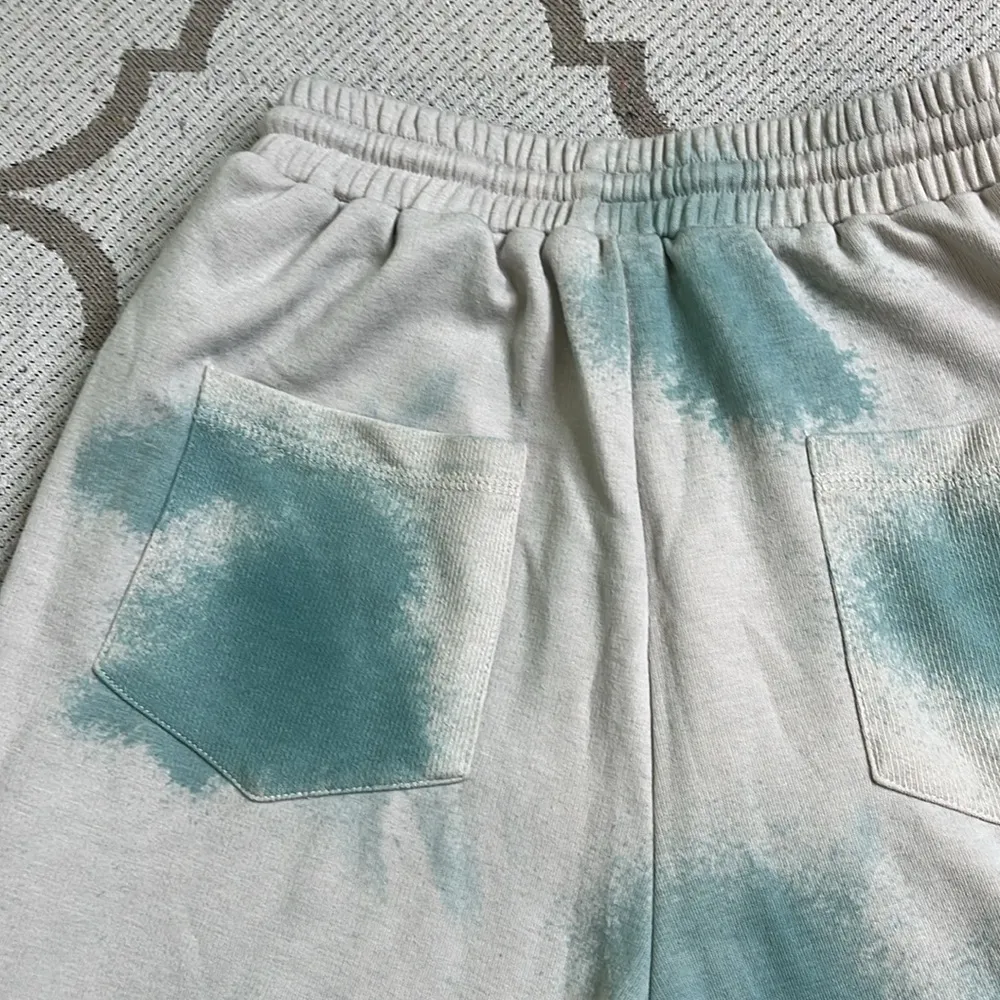 POL Tie Dye Cotton Blend Side Zipper Pull On Bermuda Shorts, size small - Image 6