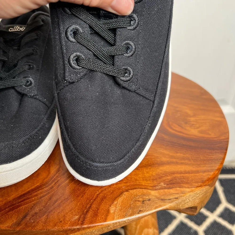 Allbirds Unisex Canvas Pacers Sneakers Black Size 8 Casual Eco-Friendly - Image 7