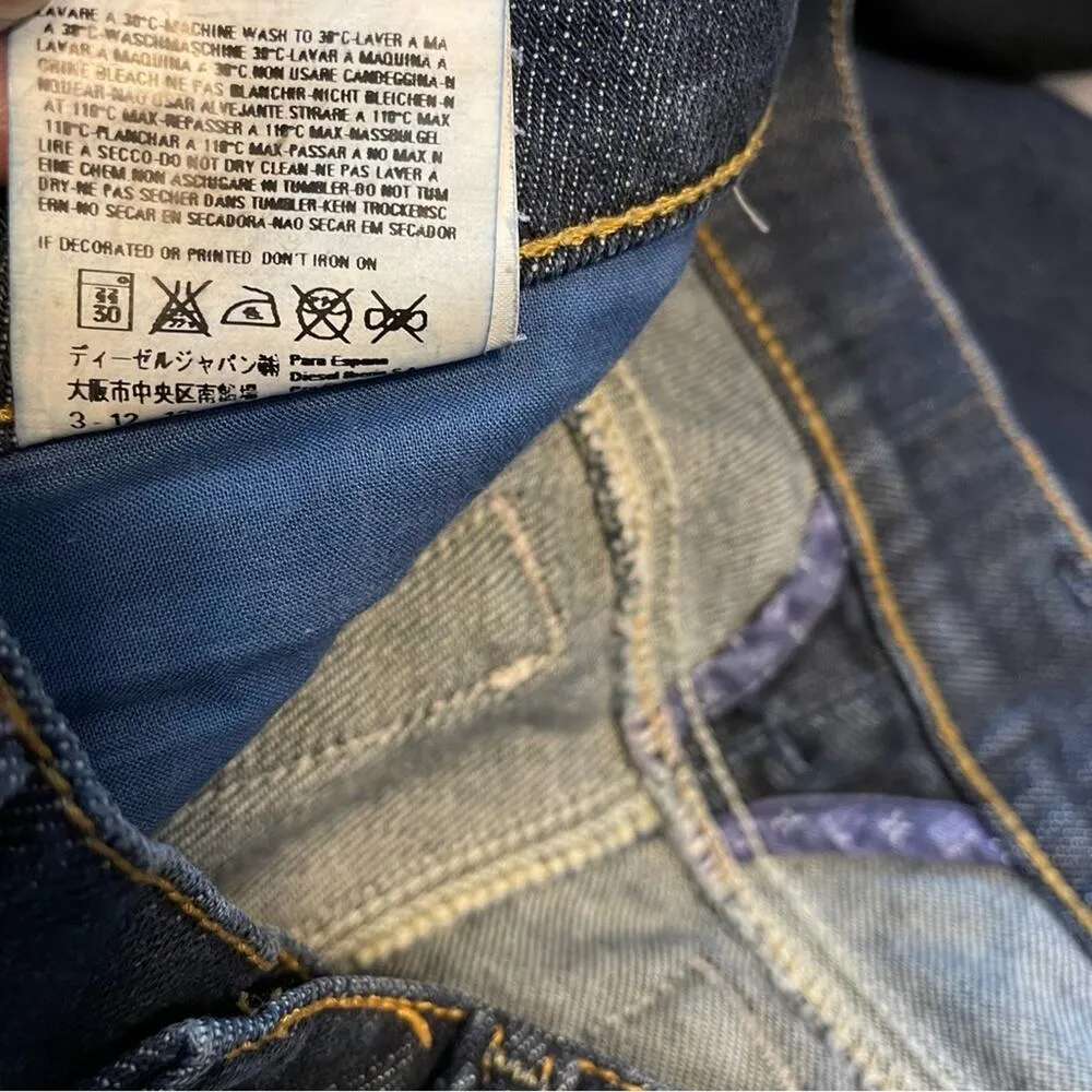 Diesel Industry Liv Low rise straight leg Y2K Stretch denim jeans womens 27 - Image 10