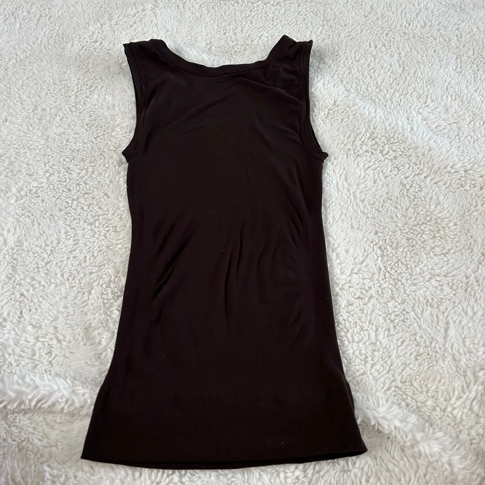 Spanx Womens Shapewear Tummy Control Tank Top In Brown Size Large Casual Wear - Image 2