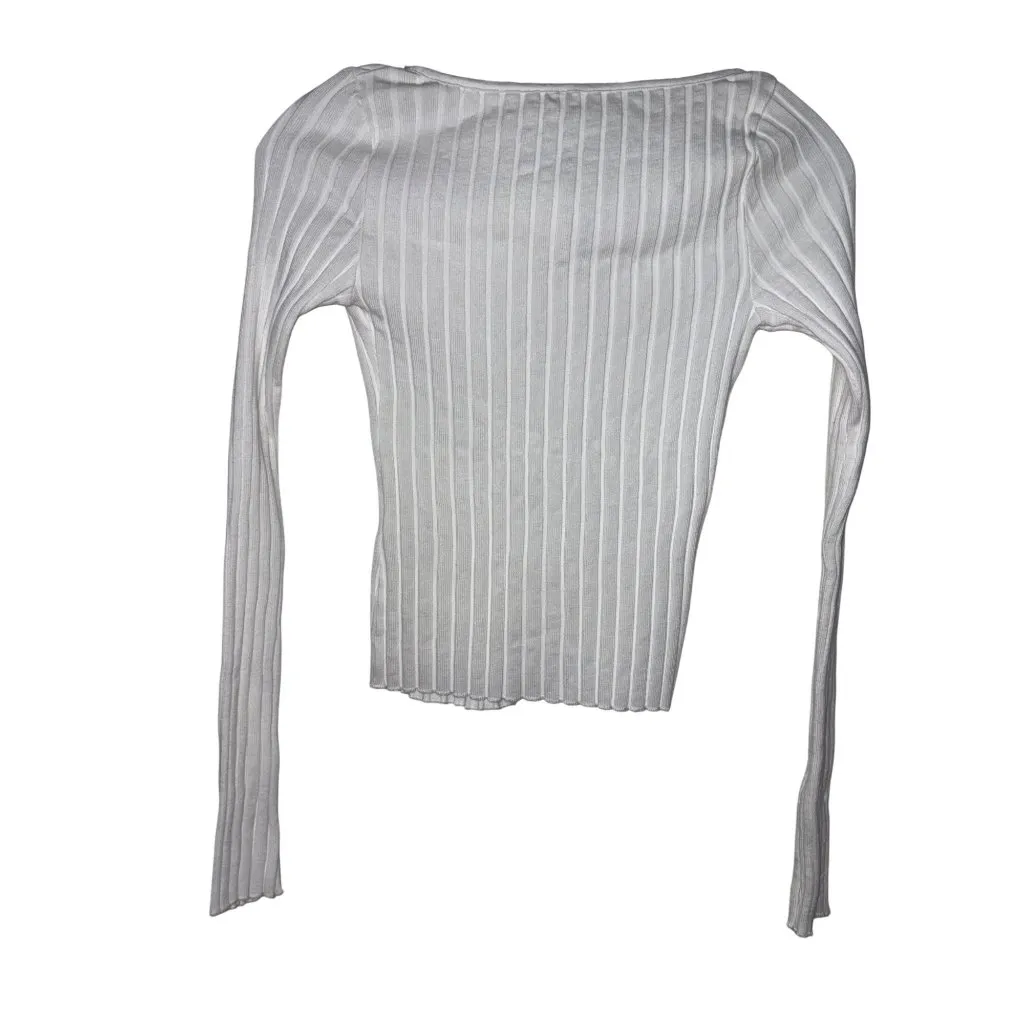 Free People Tilly Long Sleeve Top in Ivory X-Small New Womens - Image 7