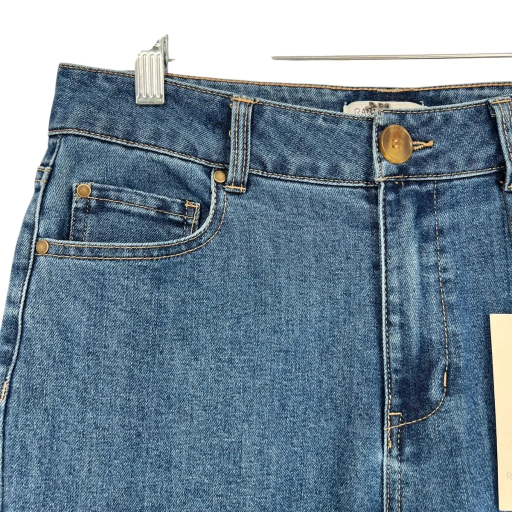 Rachel Zoe Hi-Rise Ankle Flare Jeans Dark Wash Size 8 NWT - Image 3