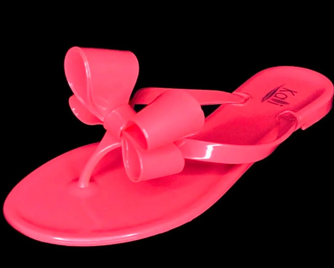 Pink Flip Flops Size 8 - Image 3