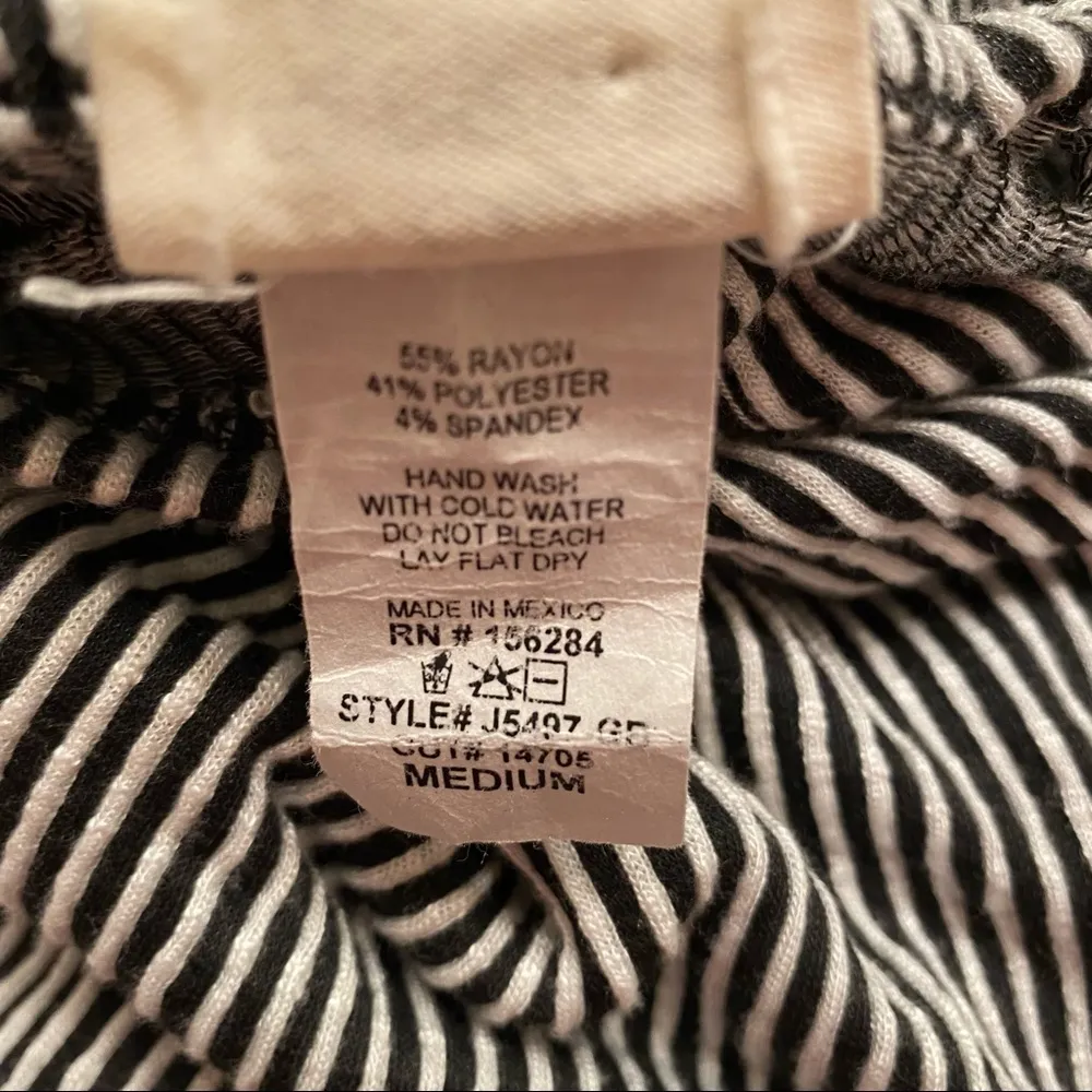 Caution to the wind|| Sexy fun black/white striped spaghetti strap dress - Image 6