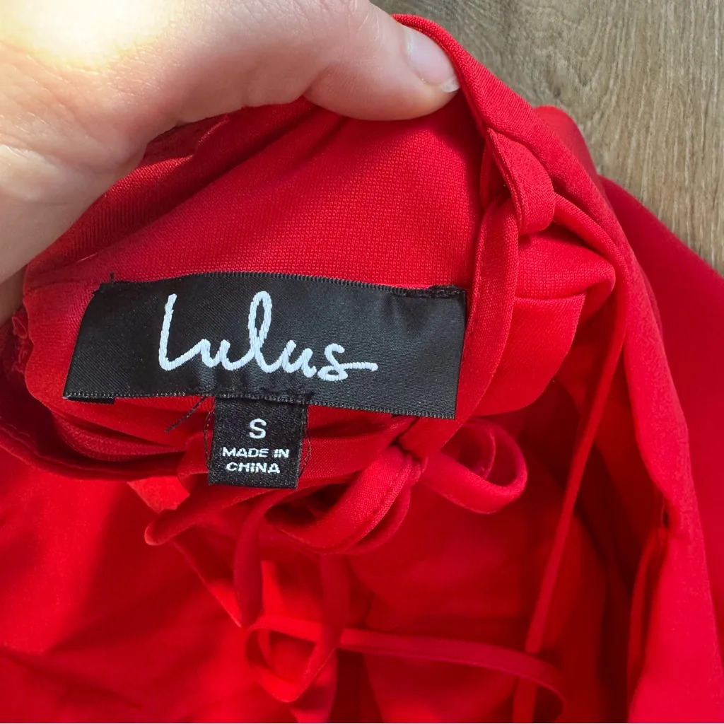 Lulus Play On Curves Red Backless Dress - Image 5