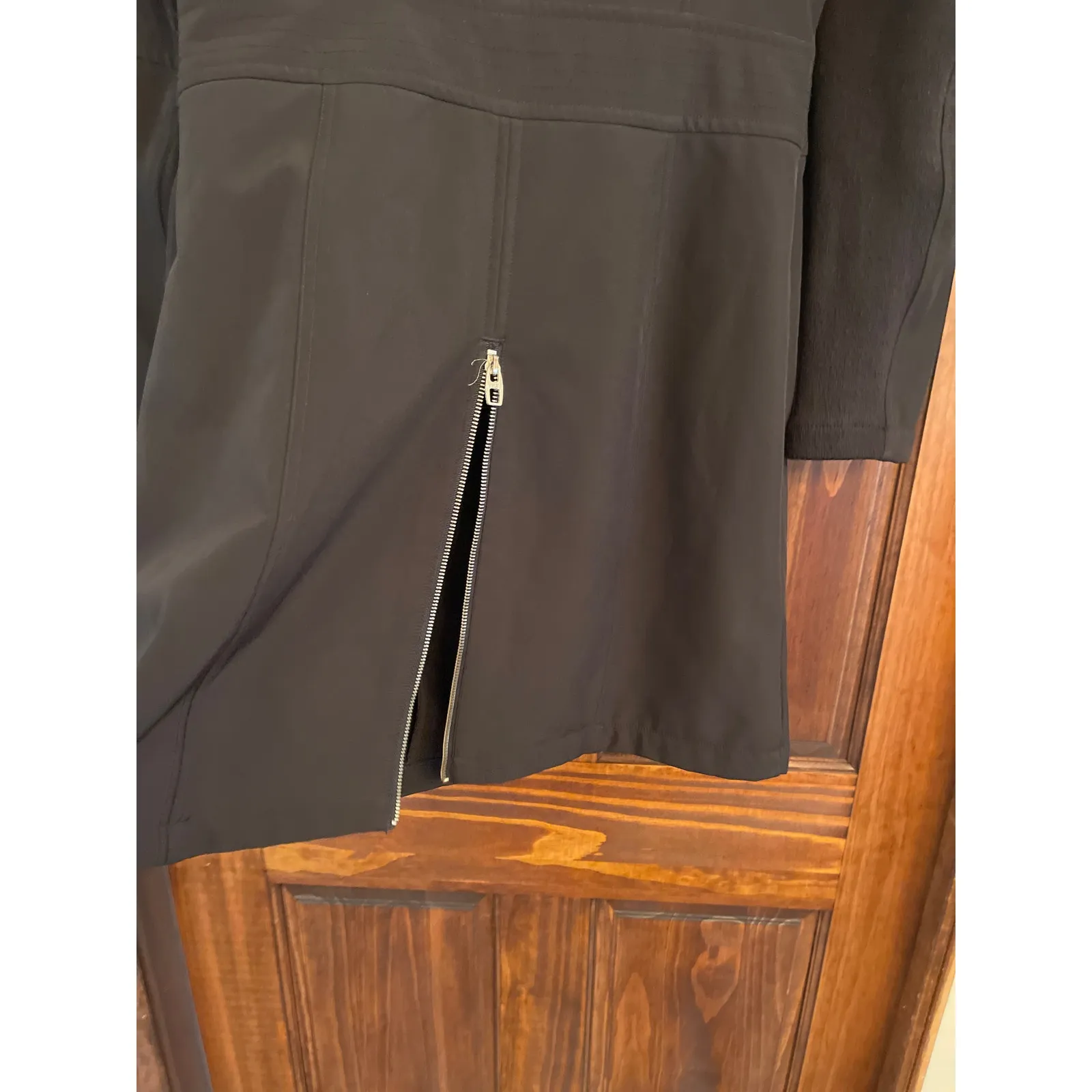 Miss Sixty faux fur lined hooded trench coat size XS - Image 7