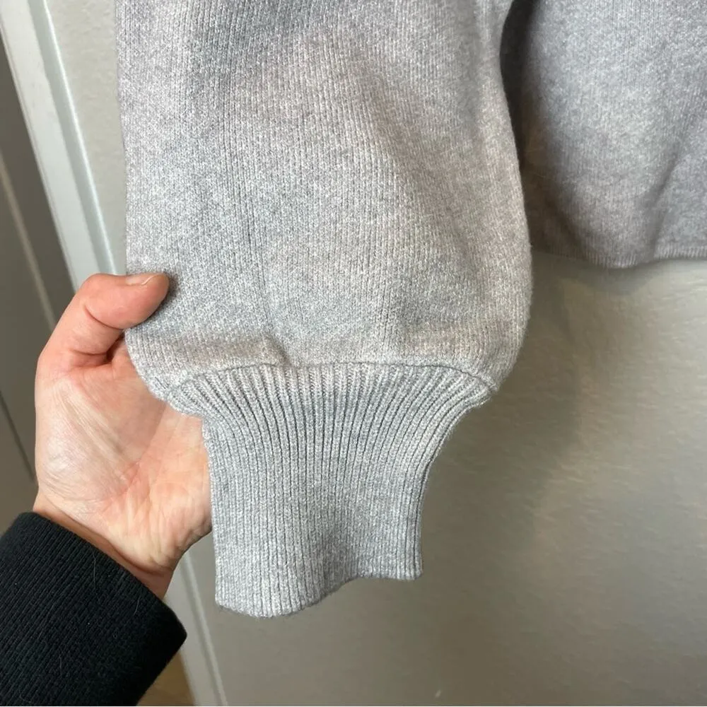 BNWT! VICI Cozy Mockneck Heavy Gray Knit Sweater Size L - Image 3