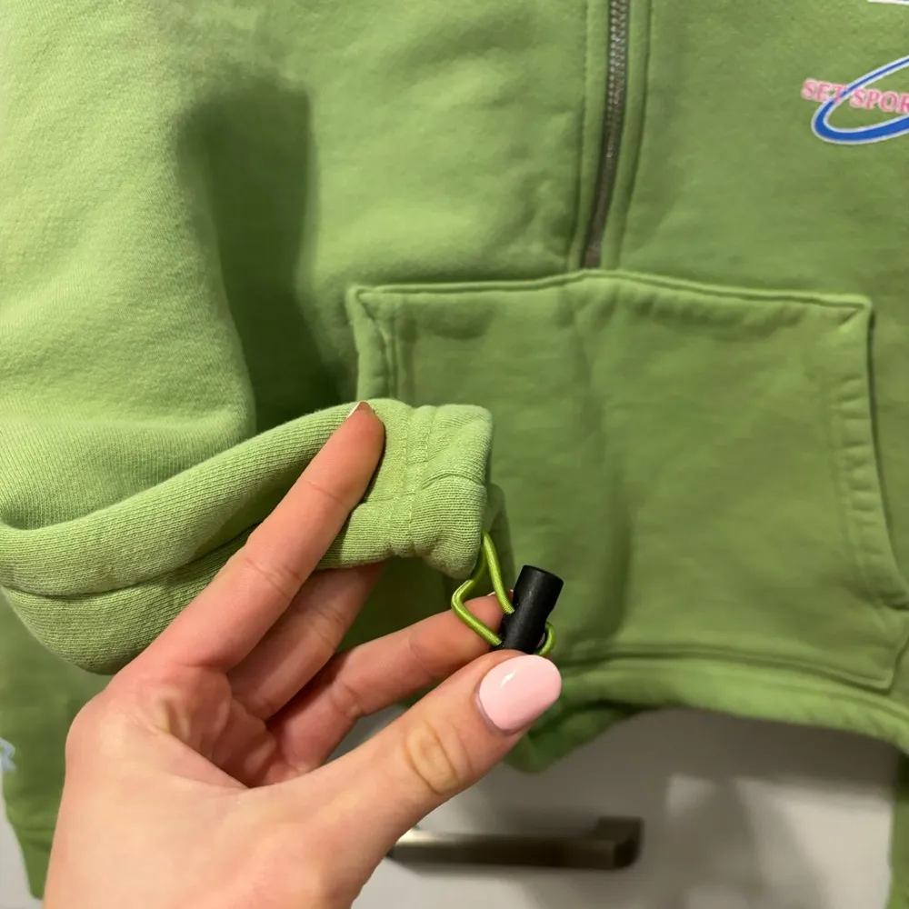 Set Active  Green Half Zip Pullover - Image 10