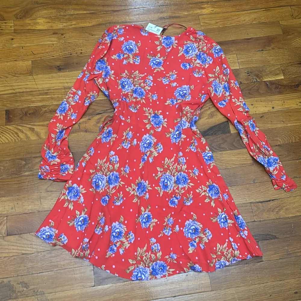 Zara  Long Sleeve V-Neck Sundress - Image 6