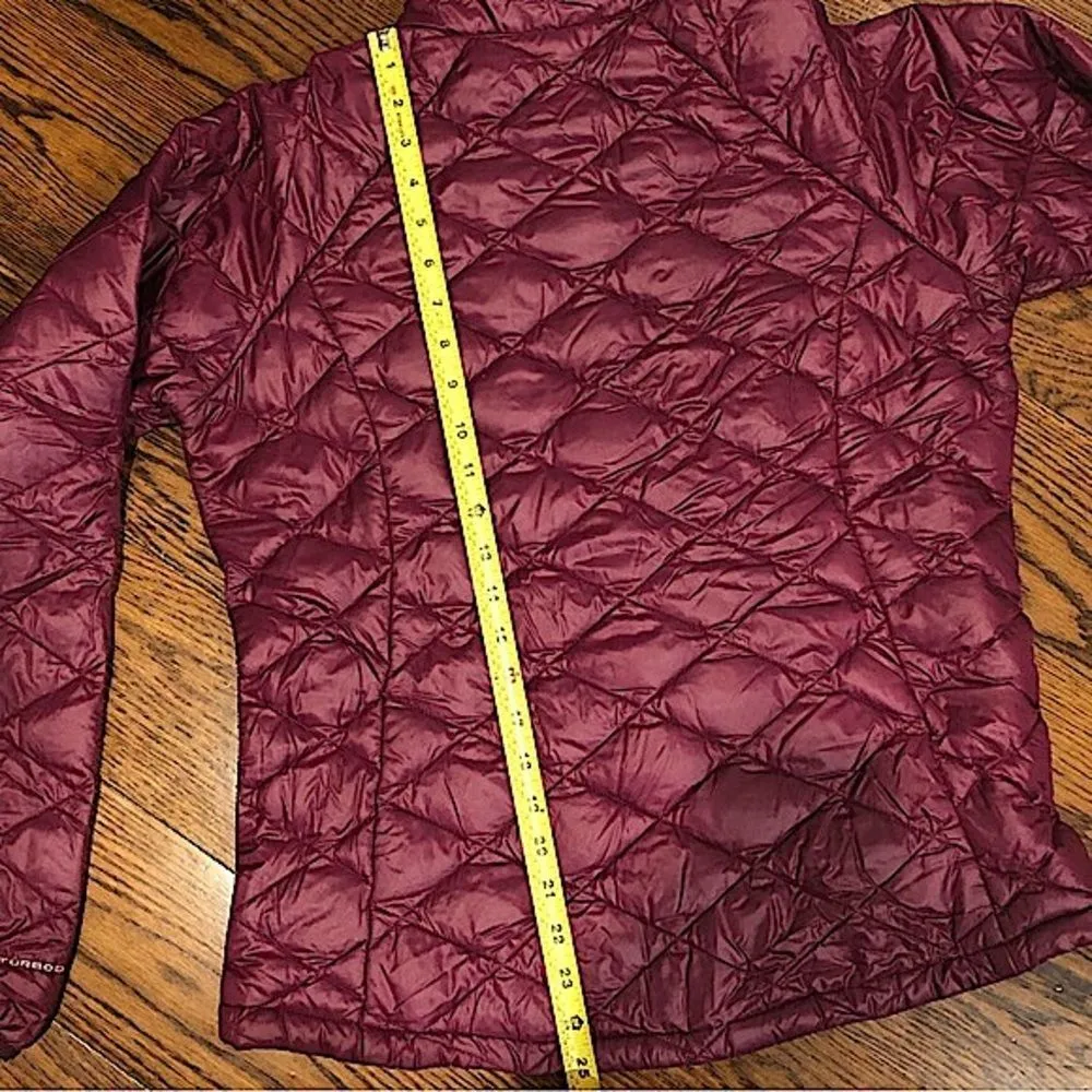 COLUMBIA Women’s Raspberry OmniHeat Quilted Down Jacket MED - Image 7
